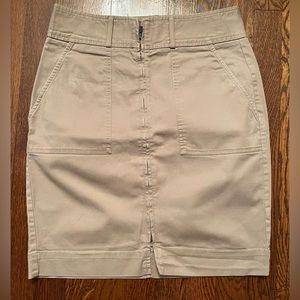 Banana Republic Heritage Khaki Mini Skirt Size 4
